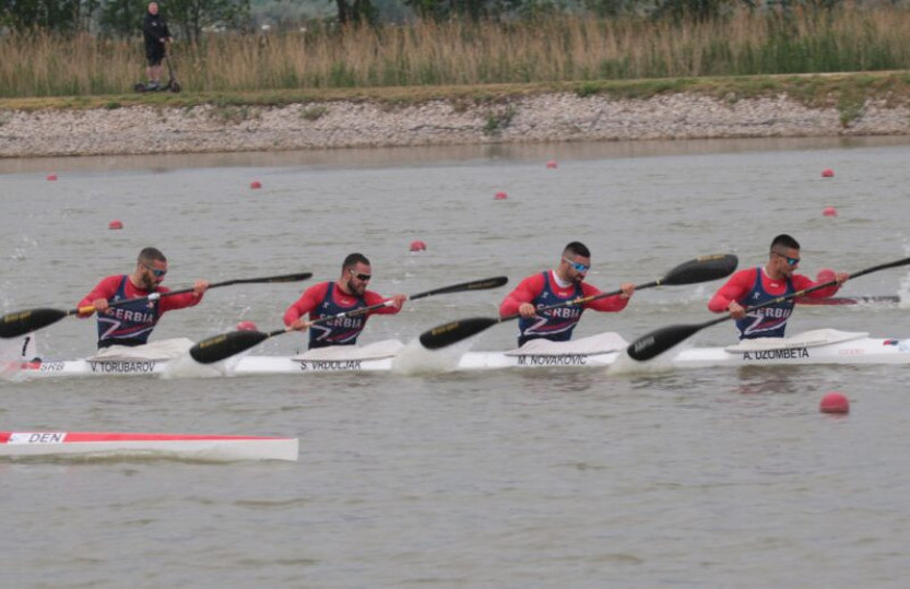 Kajakaši Srbije osvojili bronzanu medalju na EI u disciplini K4 500m