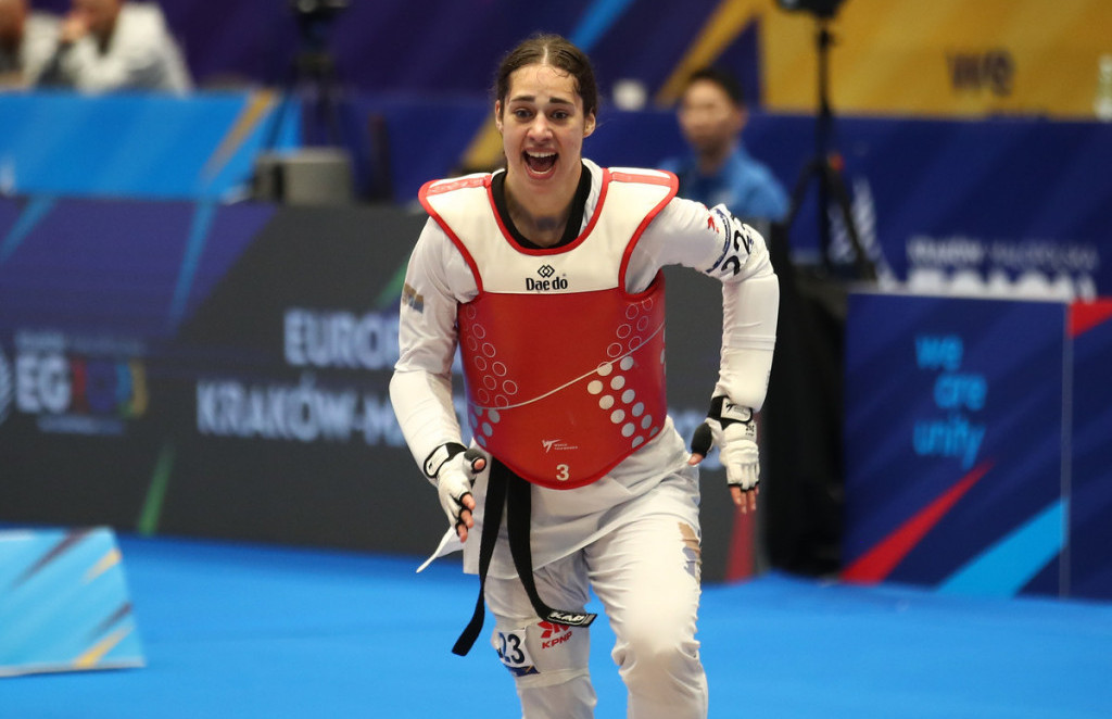 Aleksandra Perišić, članica tekvondo reprezentacije Srbije na šampionatu Evrope 2024