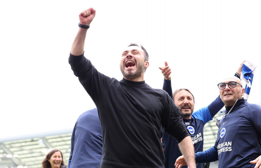 Roberto de Zerbi je javno stajao u odbranu svog potencijalnog napadača