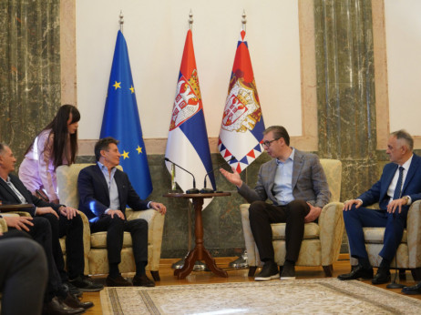 Predsednik Srbije, Aleksandar Vučić, primio čelnike svetske i evropske atletike: Imaćemo još mnogo ulaganja u atletski sport