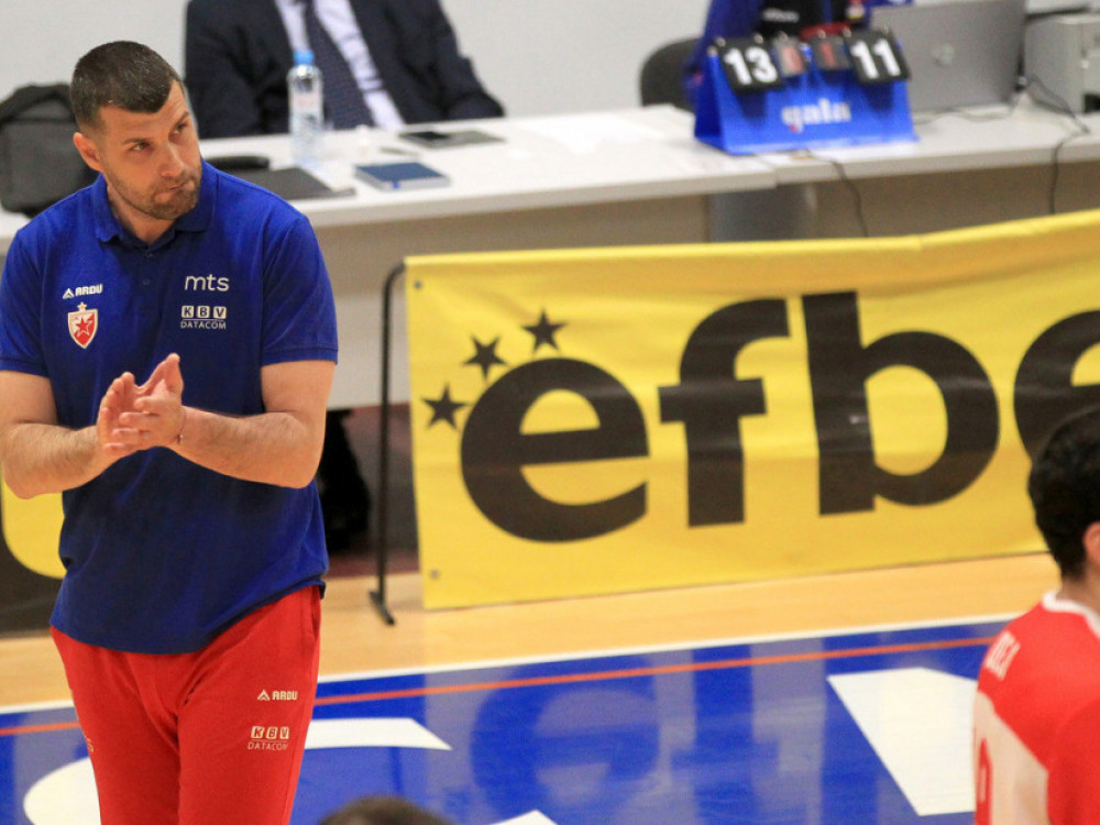 Ivica Jevtić, trener odbojkaša Crvene zvezde, optimista pred odlučujući duel sa Partizanom