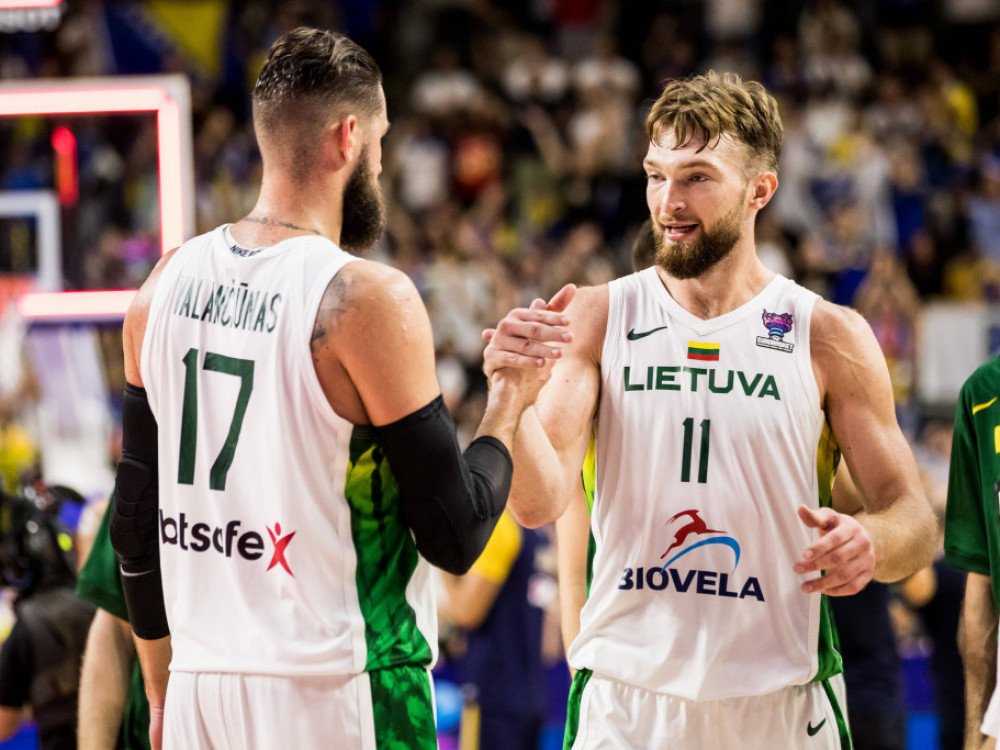 Jonas Valančijunas i Domantas Sabonis