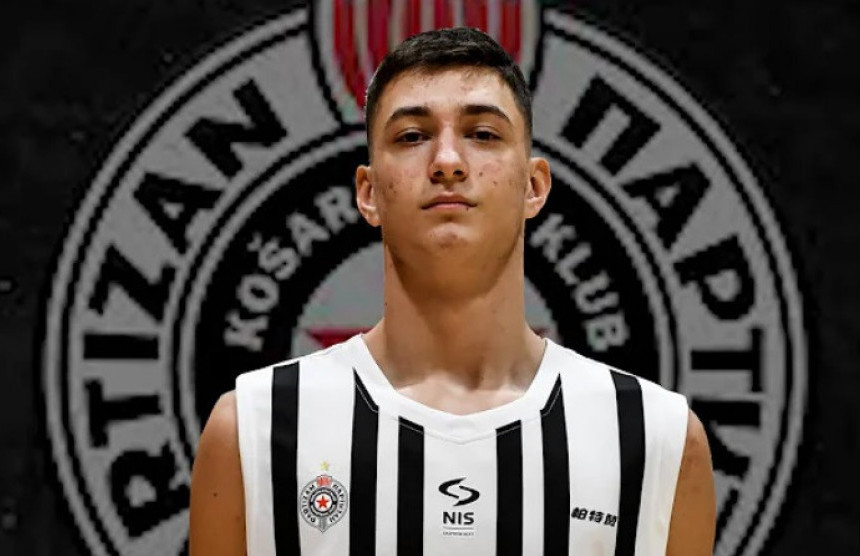 Košarkaš Partizana Aleksa Dimitrijević