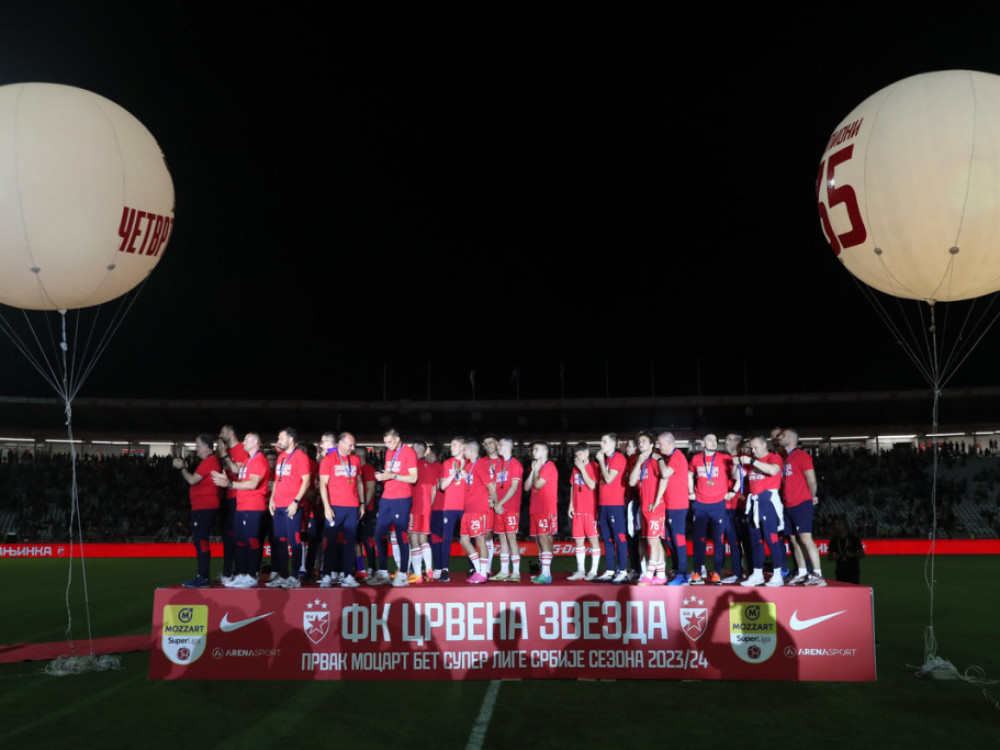 fudbaleri Crvene zvezde odbbranu titule počinju na svom stadionu