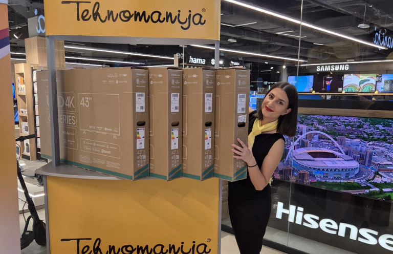 Tehnomanija poklanja Hisense televizore