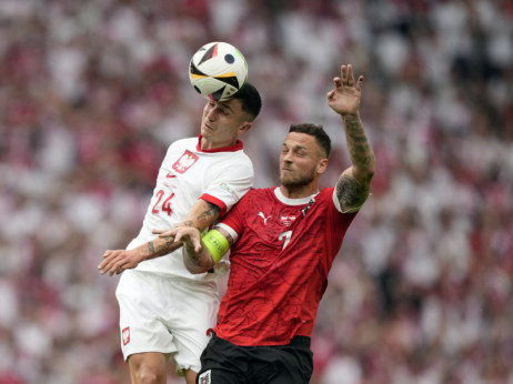 UEFA EURO (Grupa D, 2. kolo): Poljska - Austrija 1:3 (1:1)