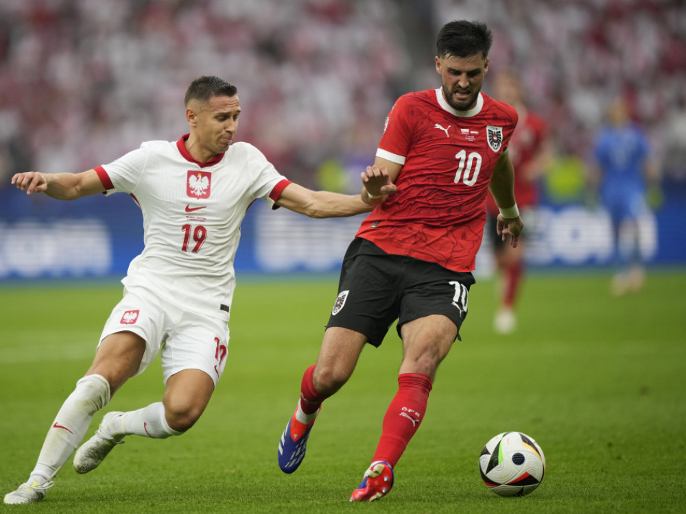 Fudbaleri Austrije savladali su Poljsku na EURO 2024.