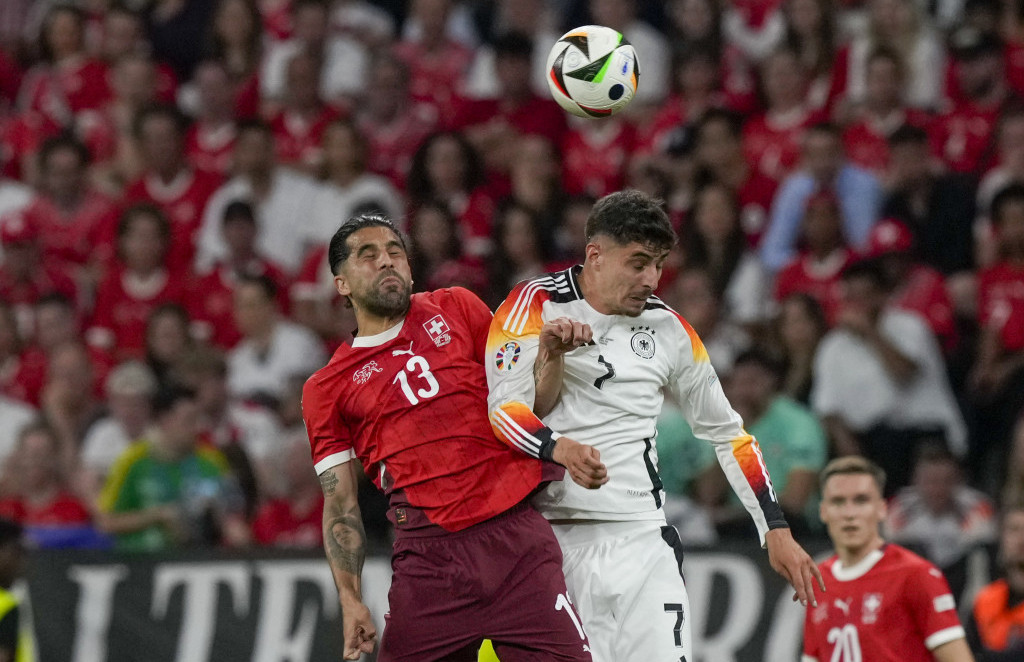 Fudbaler Nemačke slavi gol na Evropskom prvenstvu