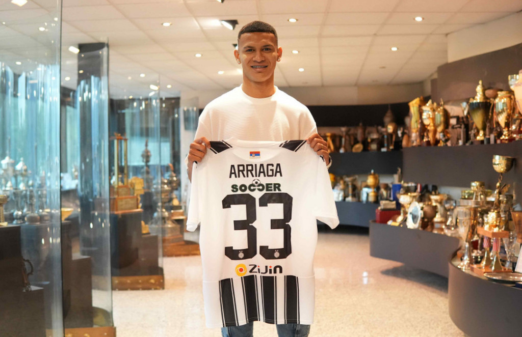 Kervin Arijaga će u Partizanu nositi broj 33