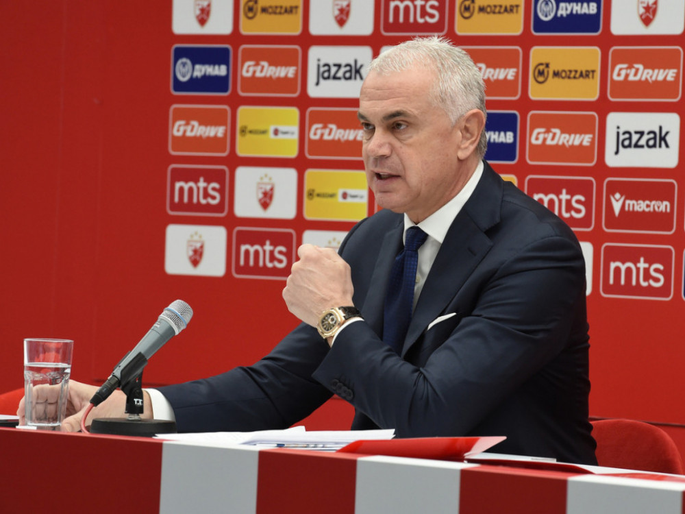 Zvezdan Terzić, direktor FK Crvena zvezda, zadovoljan poslovanjem kluba