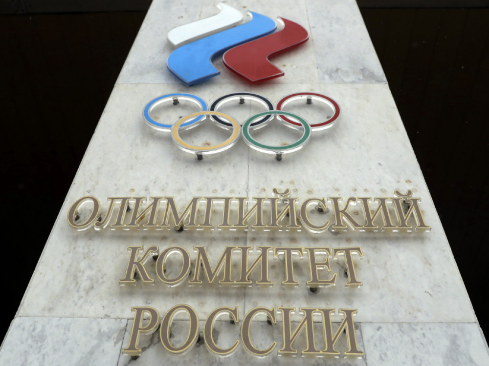 Znak Olimpijskog saveza Rusije, čija džudo članica, ne šalje predstavnike u Pariz