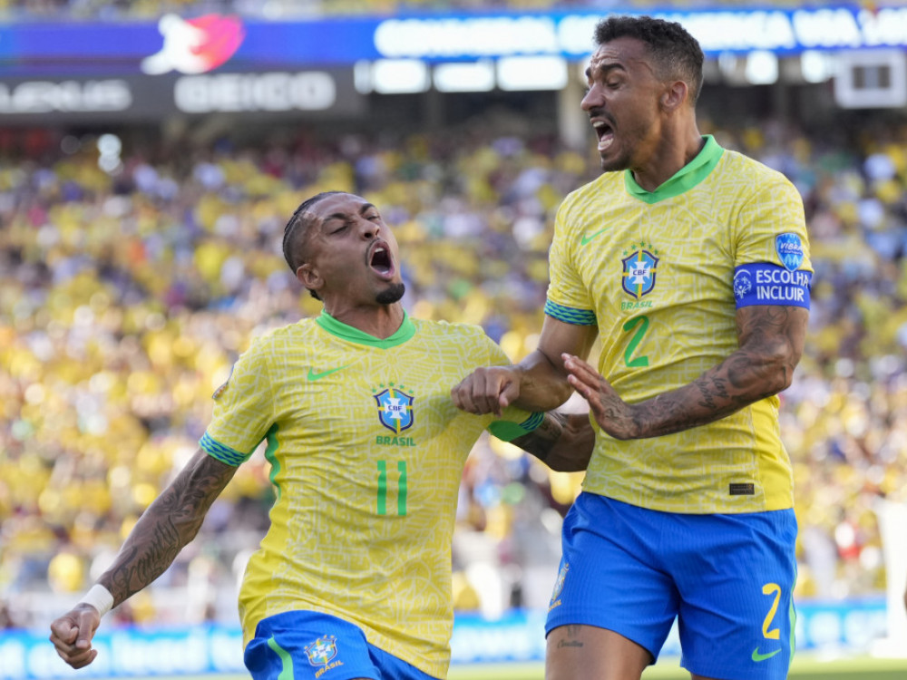 Fudbaleri Brazila slave gol protiv Kolumbije na Kopa Americi