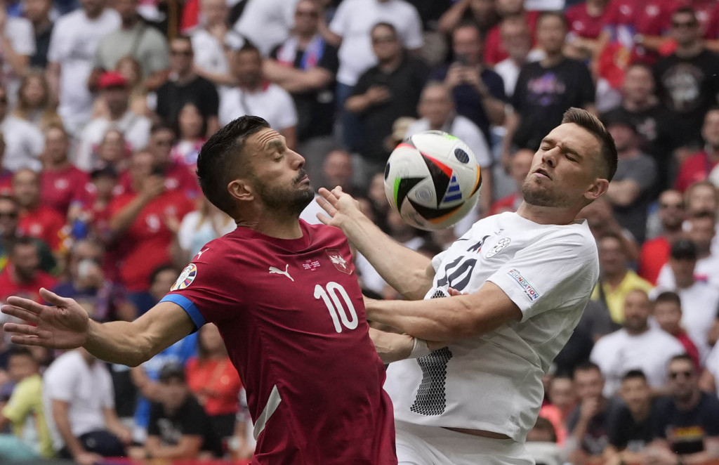 Timi Elšnik i Dušan Tadić na EURO