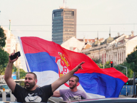 (FOTO) Fešta u glavnom gradu: Evo kako su Beograđani proslavili Đokovićev uspeh u Parizu