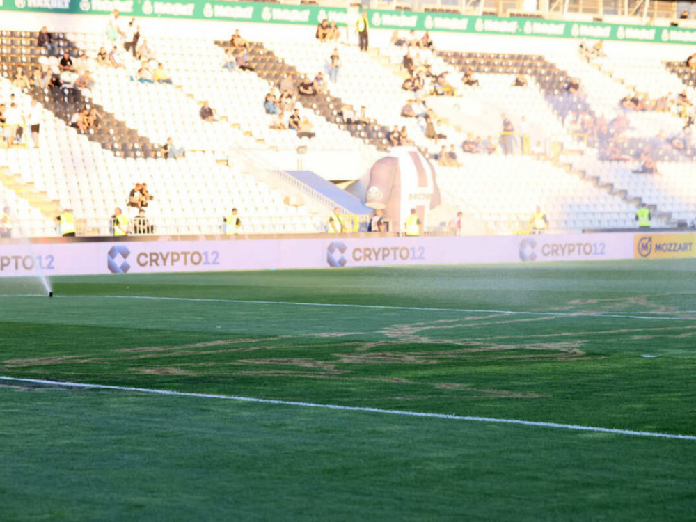 Stadion Partizana neposredno pred početak utakmice