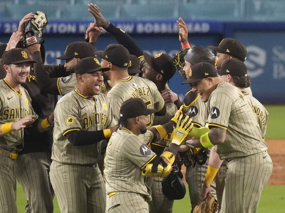 Igrači Ssan Dijega slave ulazak u MLB plej-of