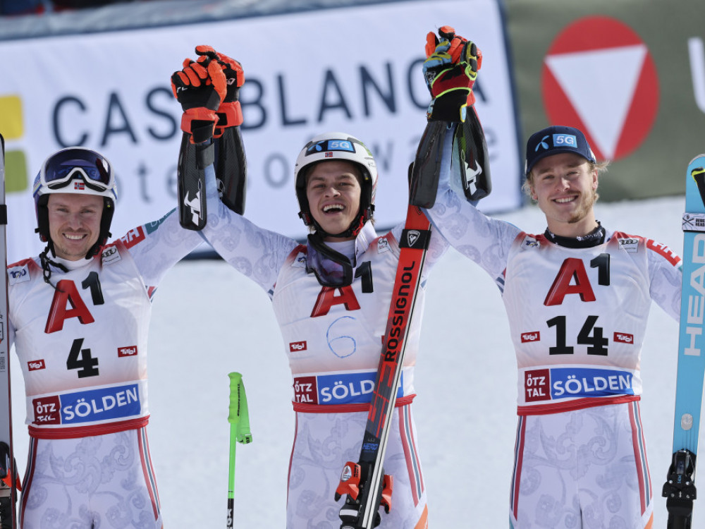 Aleksander Sten Olsen, pobednik u veleslalomu