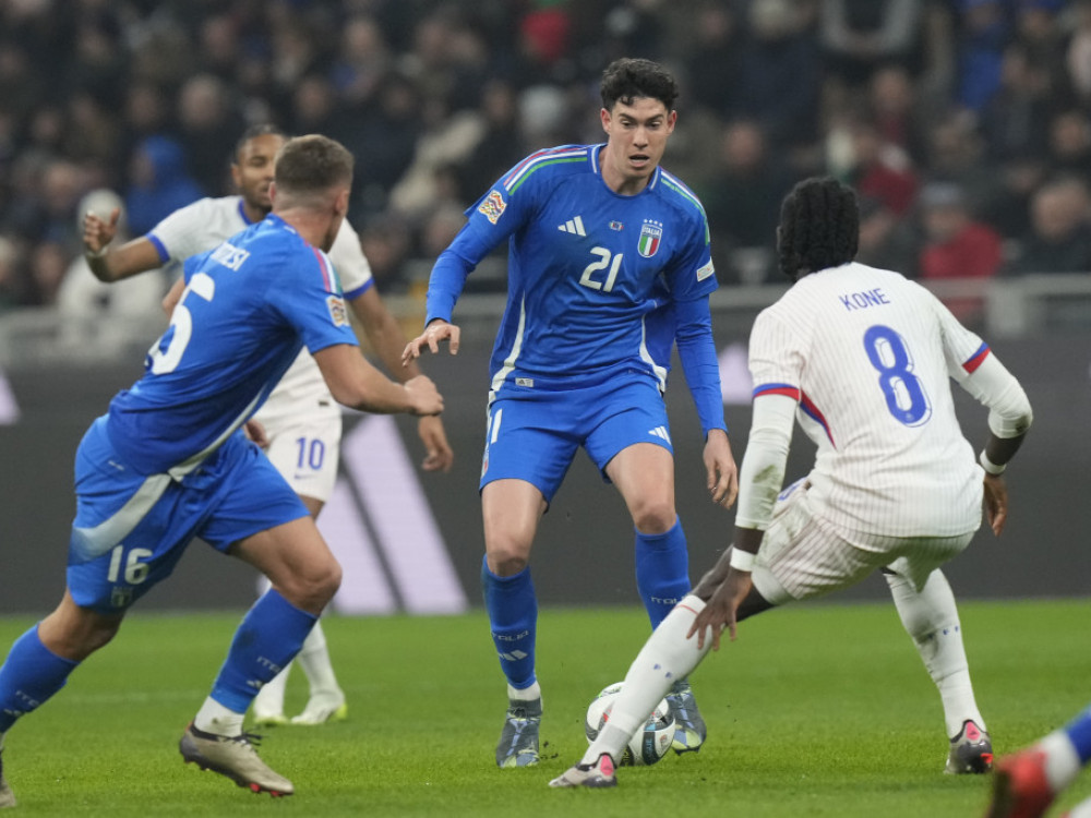 Fudbaleri Italije i Francuske, u meču zadnjeg kola grupne faze Lige nacija