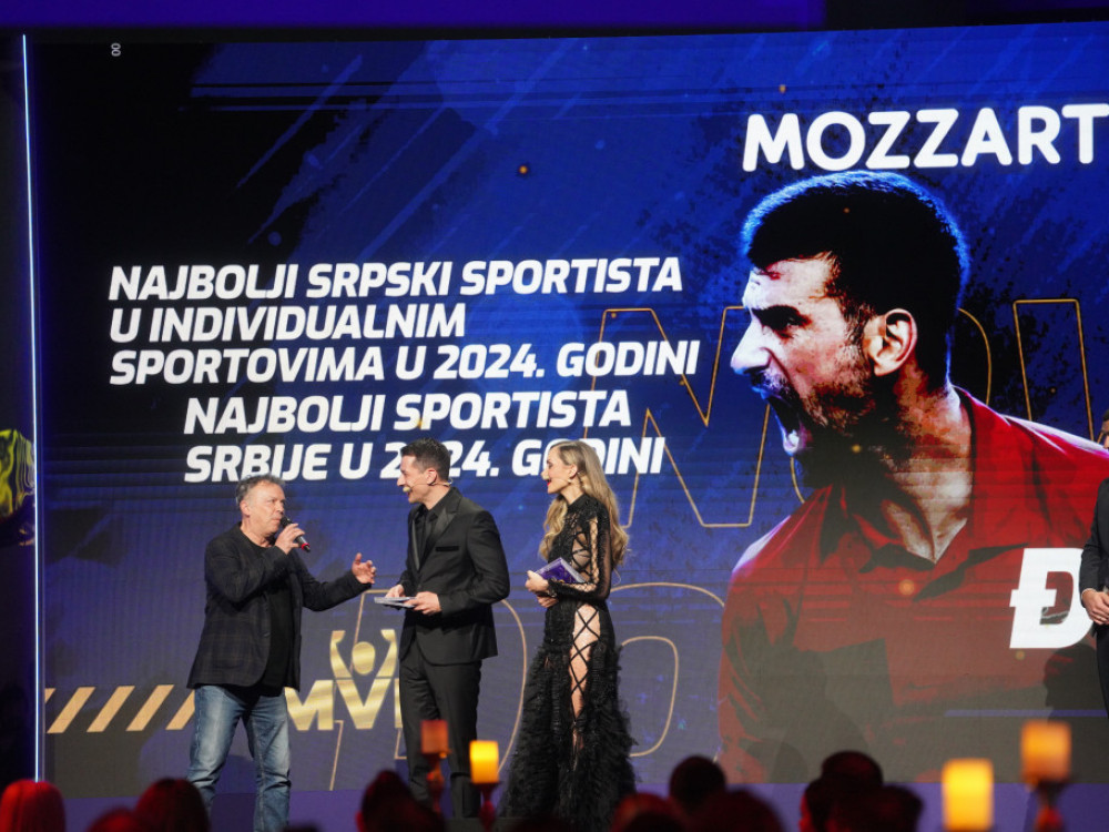 MVP nagrada Mozzart sporta za Novaka Đokovića, za uspeh u 2024. godini