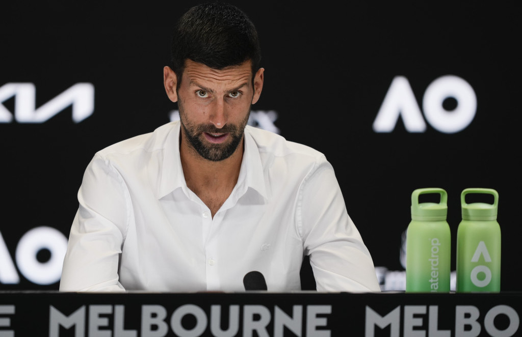 Novak Đoković na konferenciji pred start Australijan Opena