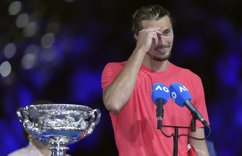 Aleksander Zverev je treći put izgubio finale Grend slema