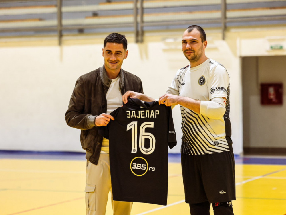 Saša Zdjelar dobio je dres futsal kluba Partizan